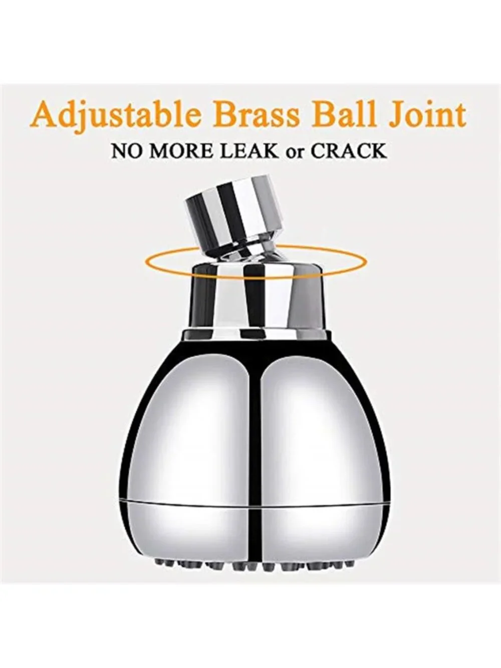Fixed Shower Head High Pressure 3 Inch Showerhead Chrome
